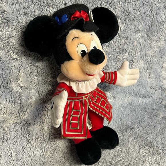 Disneyland Walt Disney Mickey Mouse UK London Stuffed Animal Plush Kids Vintage - Picture 4 of 10